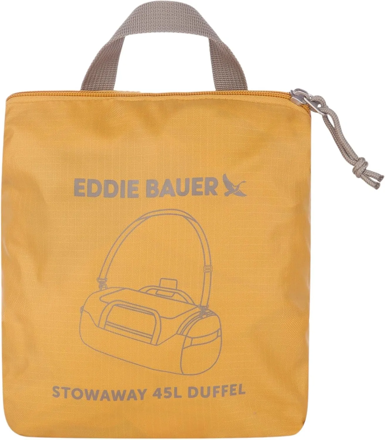 Eddie Bauer Stowaway Packable Duffel Bag | Travel | Foldable | Lightweight | Durable | Ripstop Polyester | 23" Length | 45L Capacity