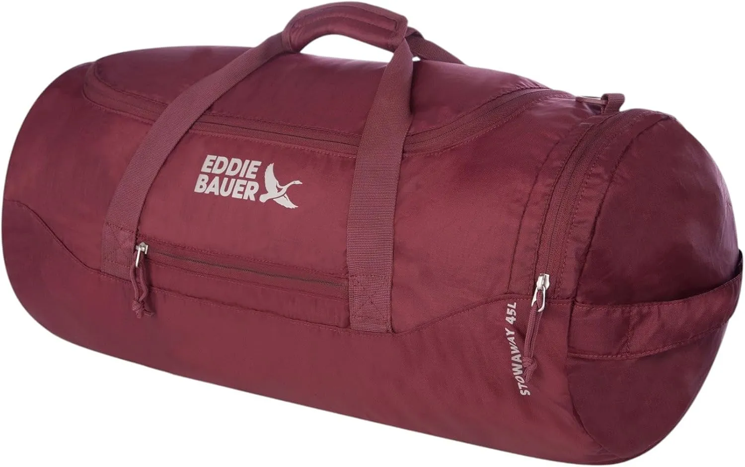 Eddie Bauer Stowaway Packable Duffel Bag | Travel | Foldable | Lightweight | Durable | Ripstop Polyester | 23" Length | 45L Capacity