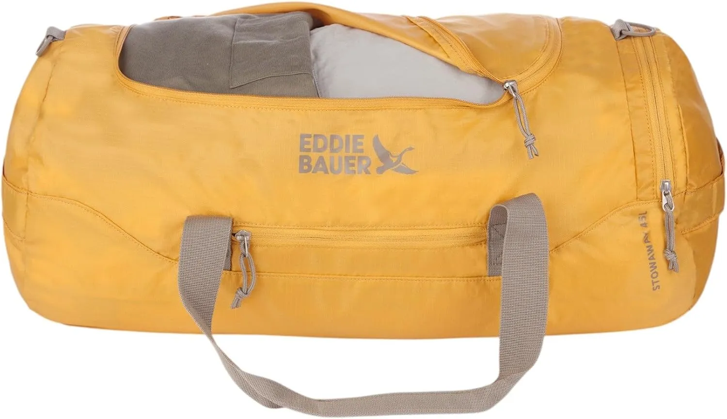 Eddie Bauer Stowaway Packable Duffel Bag | Travel | Foldable | Lightweight | Durable | Ripstop Polyester | 23" Length | 45L Capacity