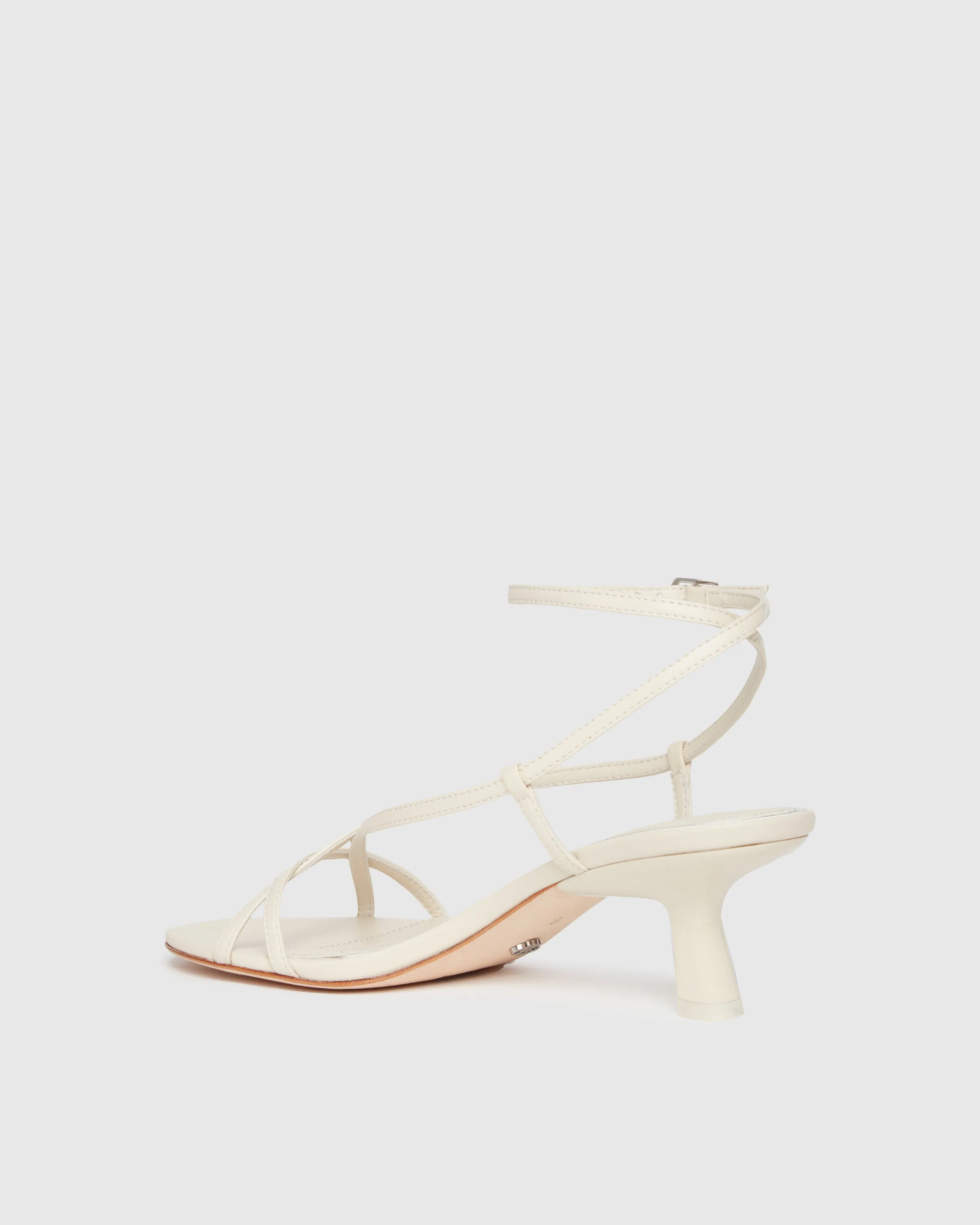 Emeline Sandal - Bone Leather