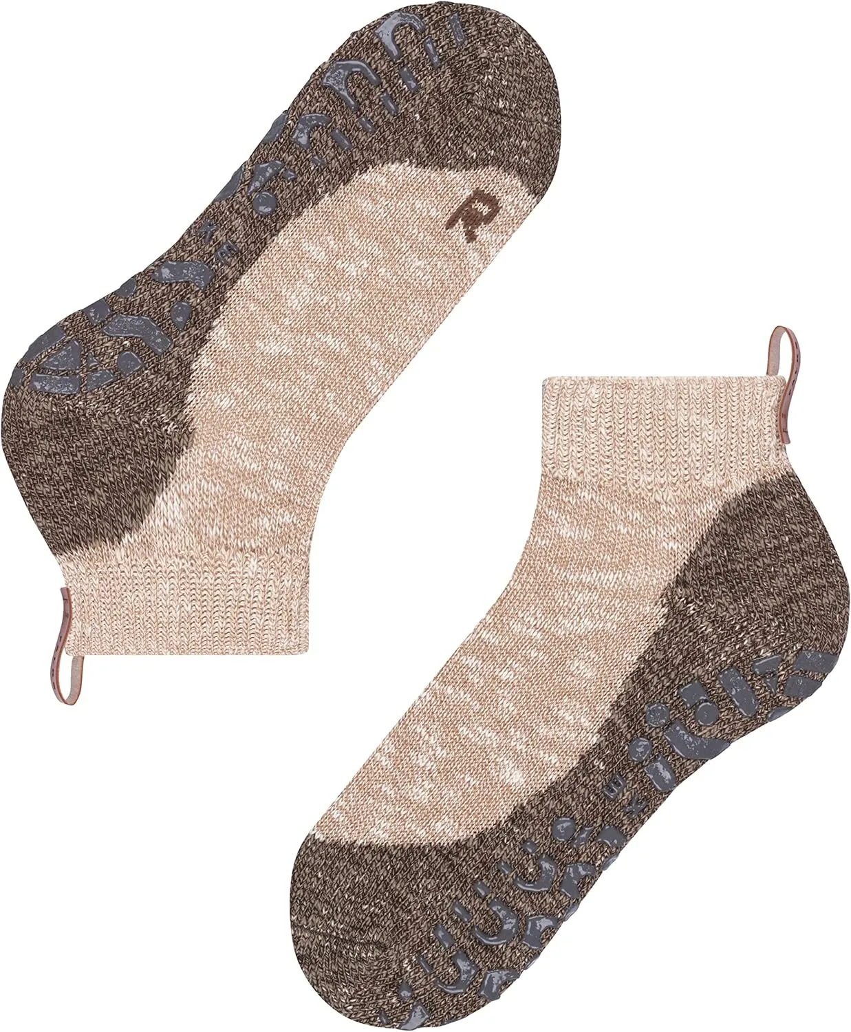 FALKE Men's Lodge Homepad Slipper Socks, Ankle Length, House Socks for Winter and Fall, Sole Grips, Cozy Warm, Cotton