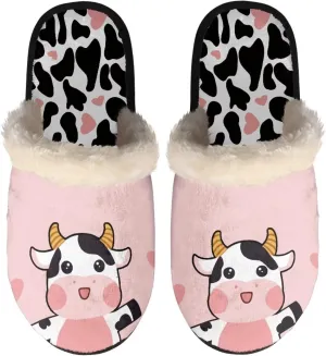 Fall Fuzzy Slippers for Man Anti-Skid Slippers for Women Indoor Fluffy Ultra Soft House Slippers for Autumn Winter