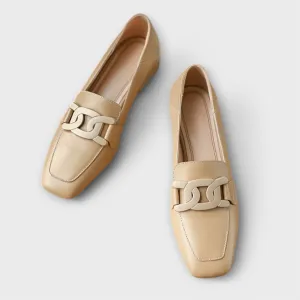 Fashion Elvya™ - Easy to install Resilient Chain Loafers
