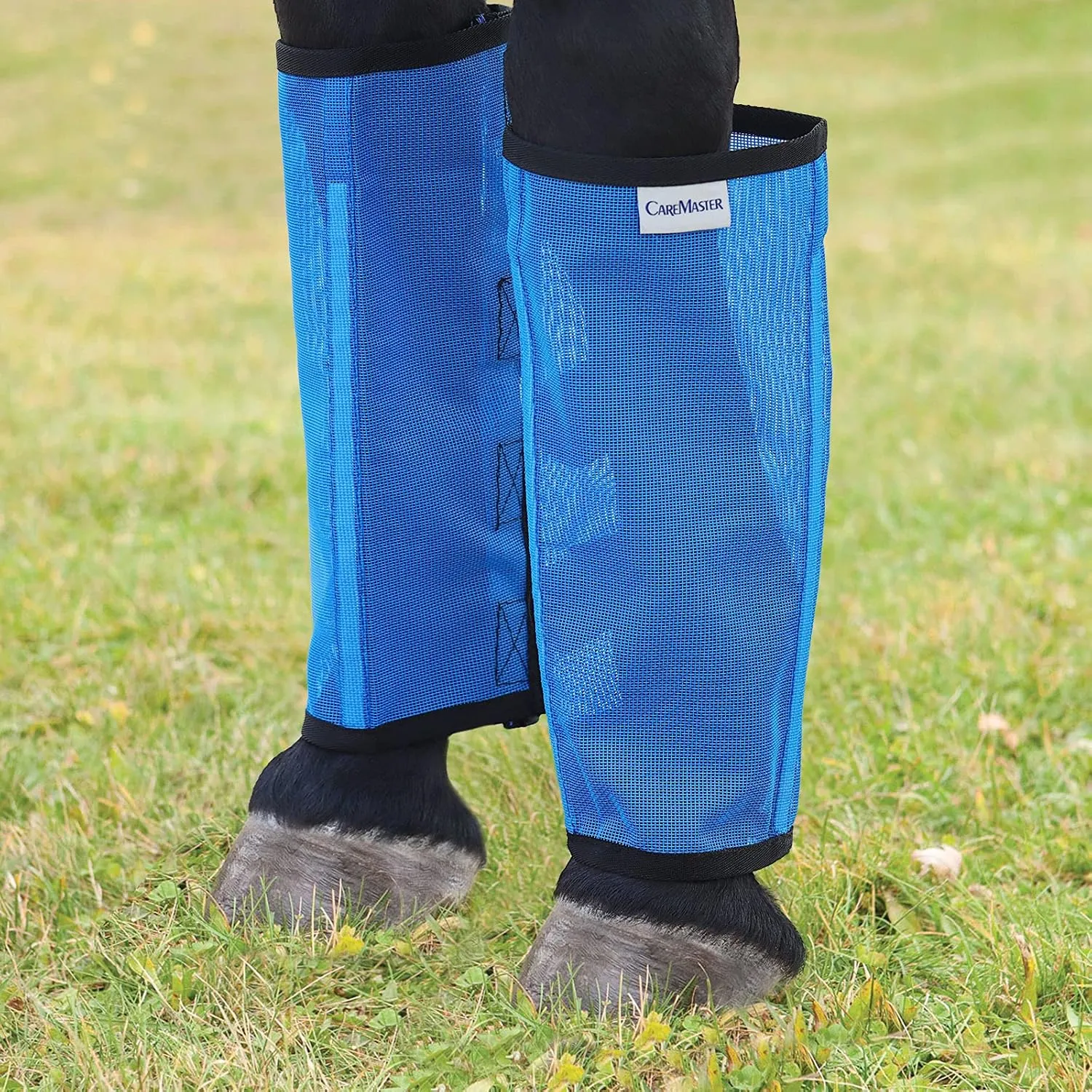 Fine Mesh Fly Boots Loose Fitting & Non-Slip Horse Fly Leggings No More Horsefly Nuisance Greatly Reduce Stomping Breathable with Natural Air Flow (Set of 4)