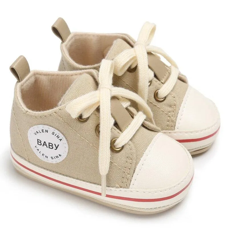 First Walker Canvas Baby Shoes for Comfortable Crawling