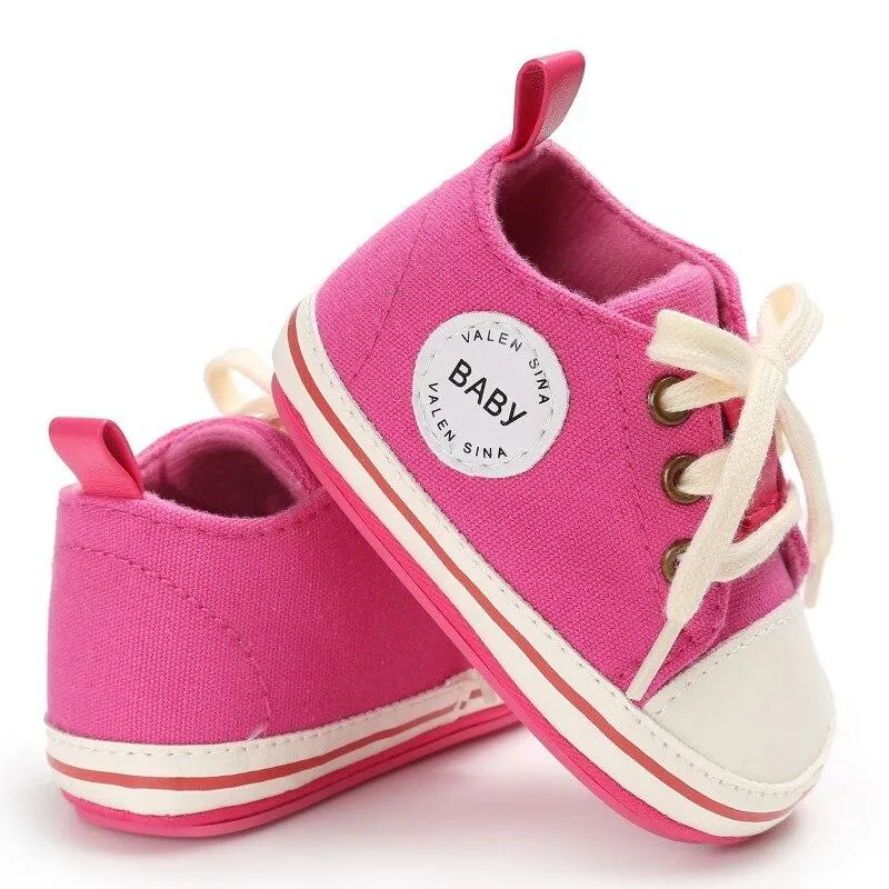 First Walker Canvas Baby Shoes for Comfortable Crawling