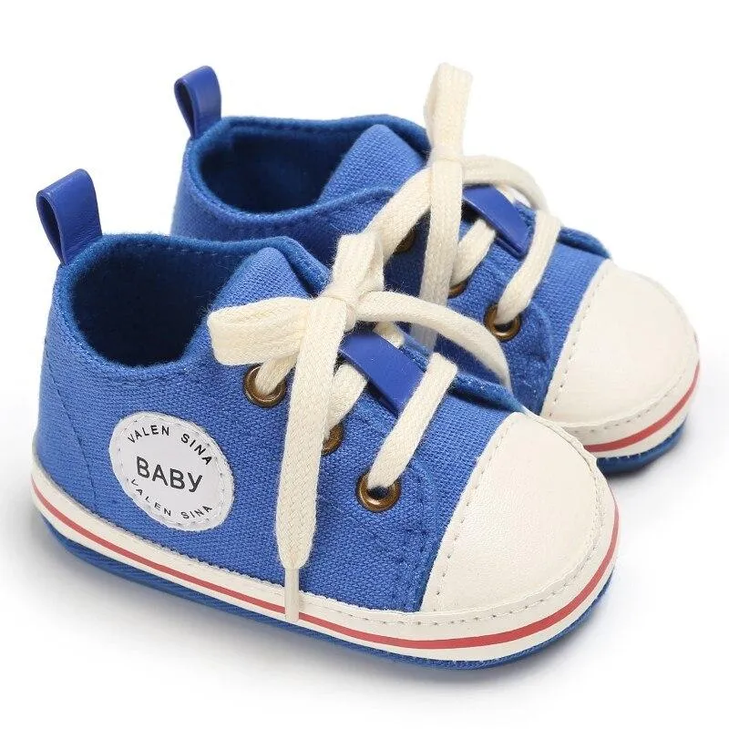 First Walker Canvas Baby Shoes for Comfortable Crawling