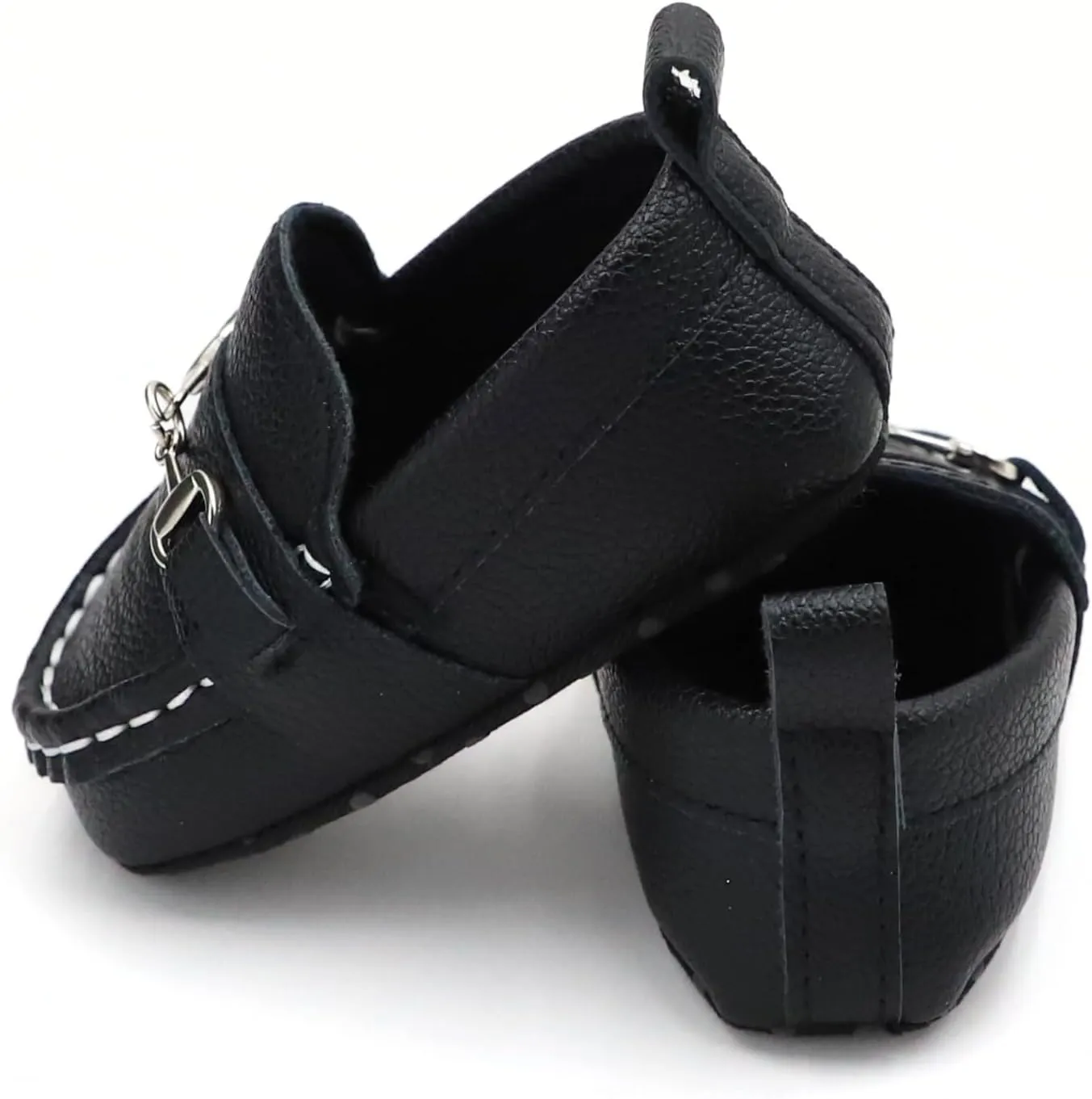 First Walking Shoes for Baby Boys Delightful Solid Color Slip-On Loafers, Lightweight, Non-Slip Flat