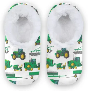 Fisyme Kids Slippers Boys Girls Warm Soft Indoor House Slipper Socks Home Shoes