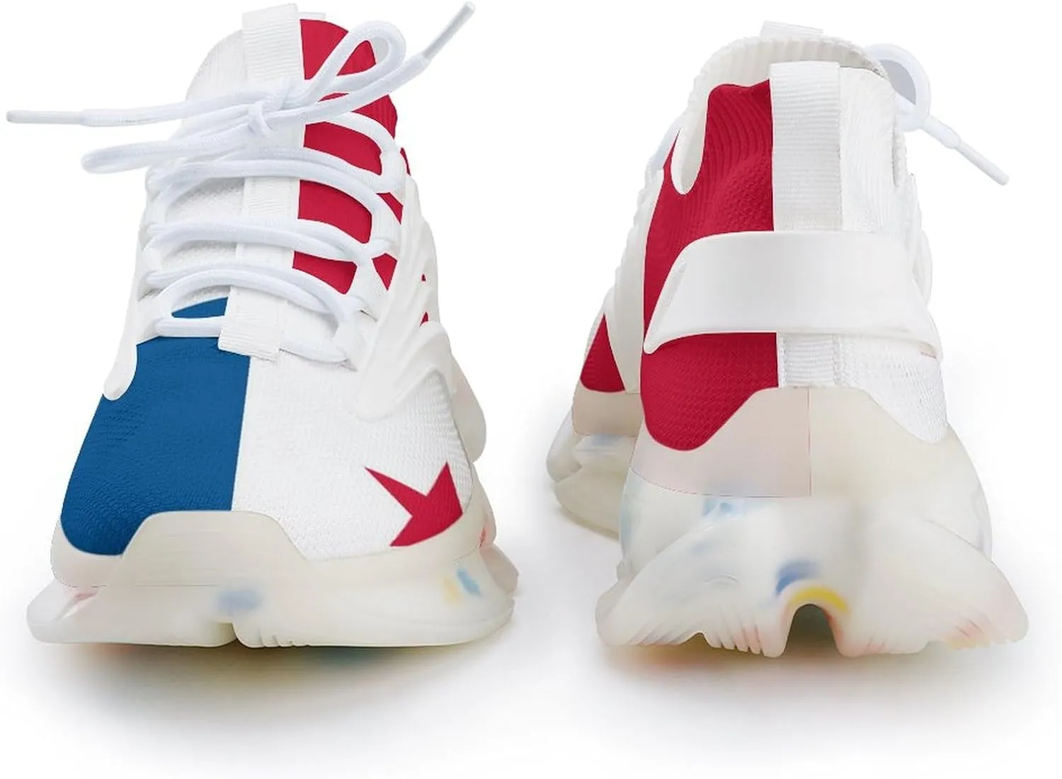 Flag of Panama Comfortable Running Shoes for Men Quick Dry Non-Slip Tennis Gym Sneakers