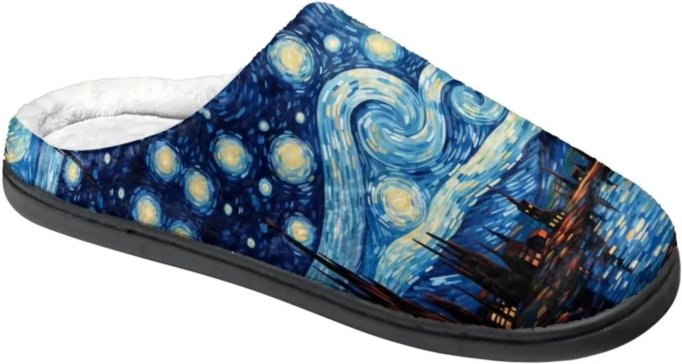 Flashideas Slippers for Women Men Soft Fluffy Warm Home Non-Slip Couple Style Casual Slippers