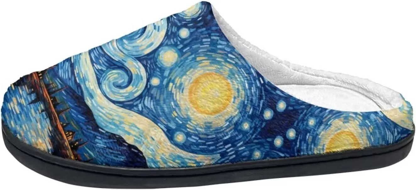 Flashideas Slippers for Women Men Soft Fluffy Warm Home Non-Slip Couple Style Casual Slippers
