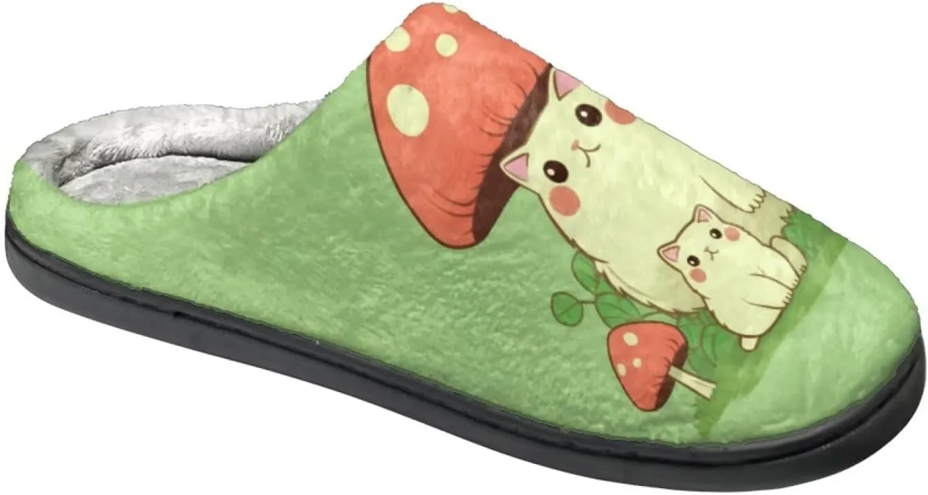 Flashideas Slippers for Women Men Soft Fluffy Warm Home Non-Slip Couple Style Casual Slippers
