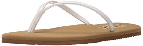Flojos Flip Flat Sandals Thong Flops On Slide Slip White/Tan Fiesta New-year sale Fraud-proof