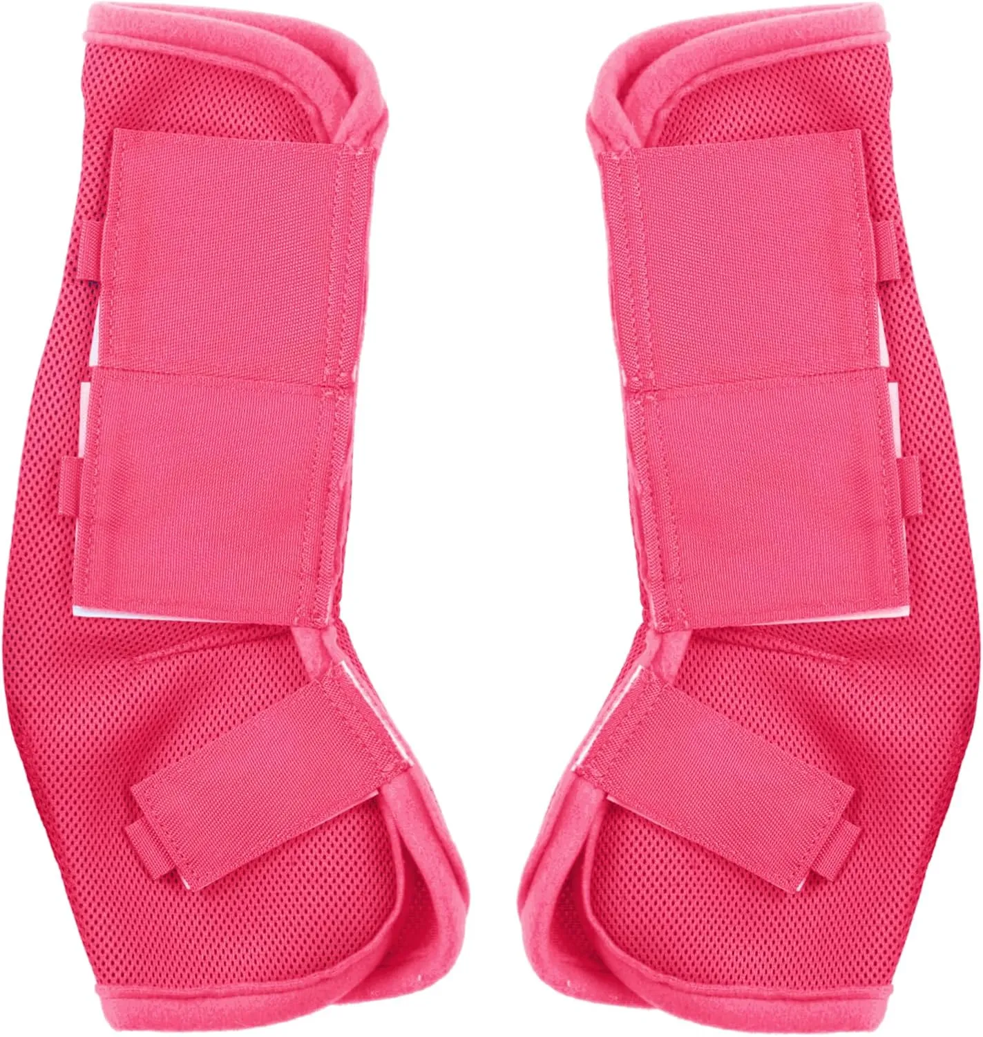 Fly Boots for Horses Set of 4, Non-Slip Horse Fly Boots, Comfy Airflow Mesh, No More Stomping & Horsefly Nuisance Pink Cob