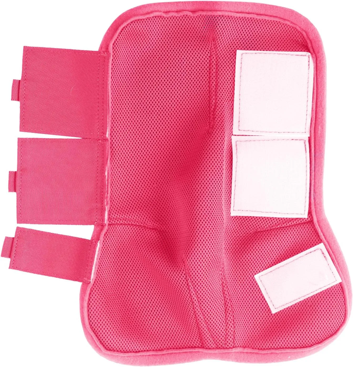 Fly Boots for Horses Set of 4, Non-Slip Horse Fly Boots, Comfy Airflow Mesh, No More Stomping & Horsefly Nuisance Pink Cob
