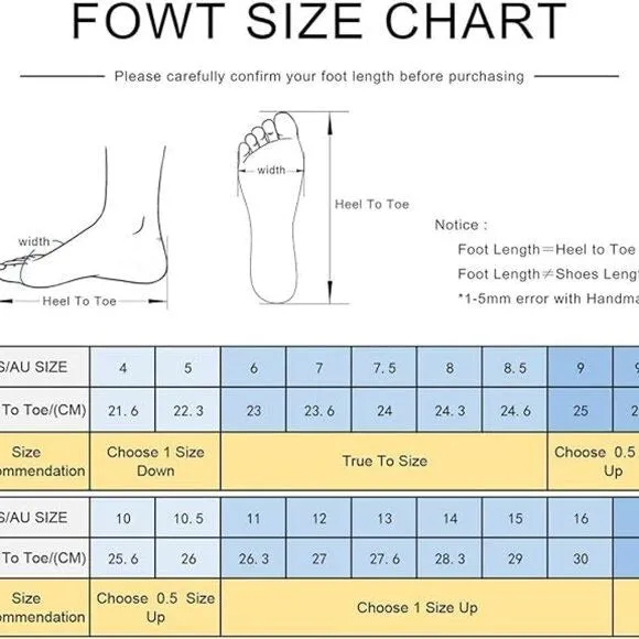 FOWT Women's Original Flower Pattern Soft Cream Leather Handmade Flats