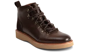 Frank - Choc Grain Choc Suede