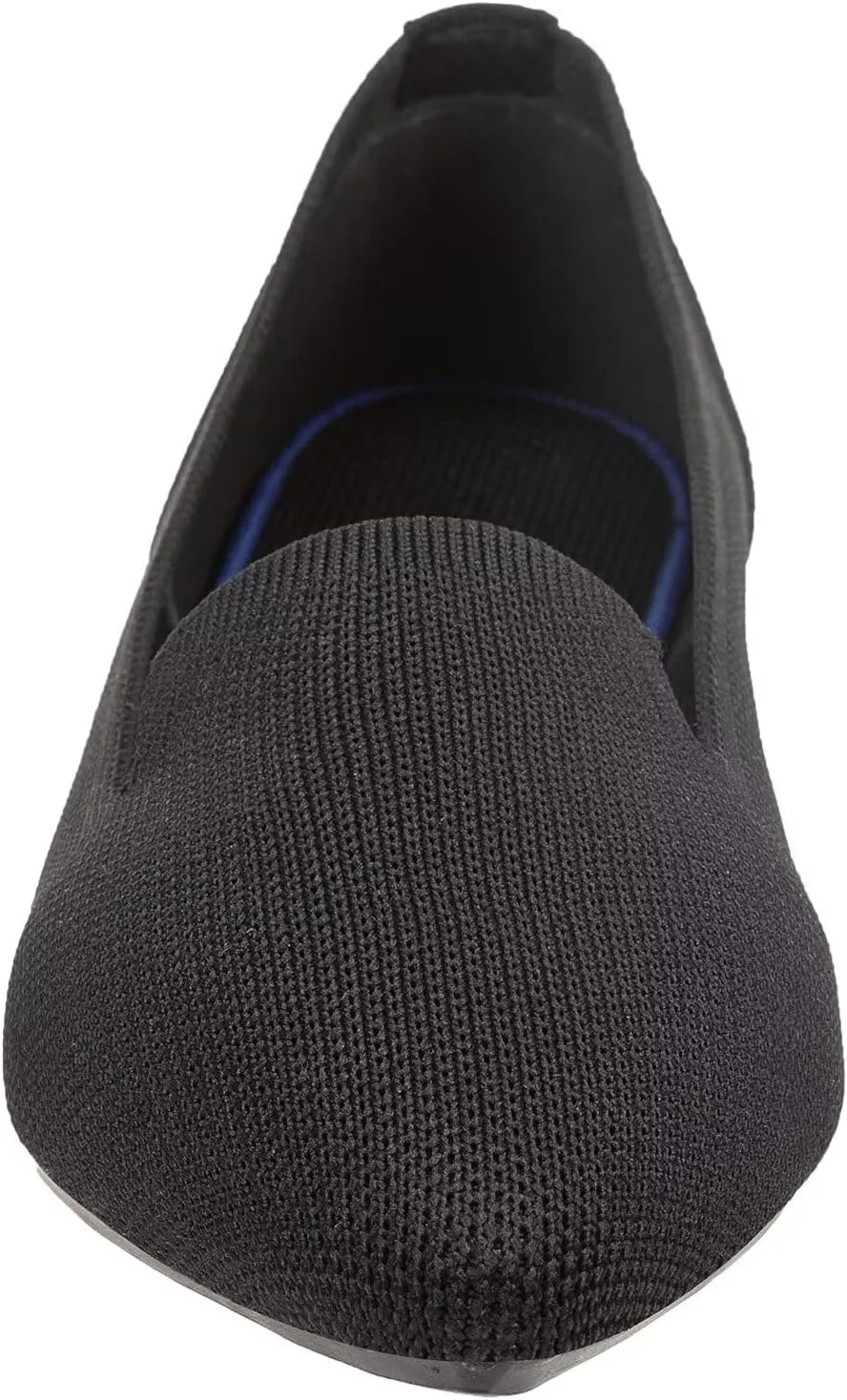 Frank Mully Women's Casual Loafer Flats Slip On Loafer Shoes Comfortable Knit Flat Shoes Classics Pointy Toe Loafer Flats,for Work,Travel