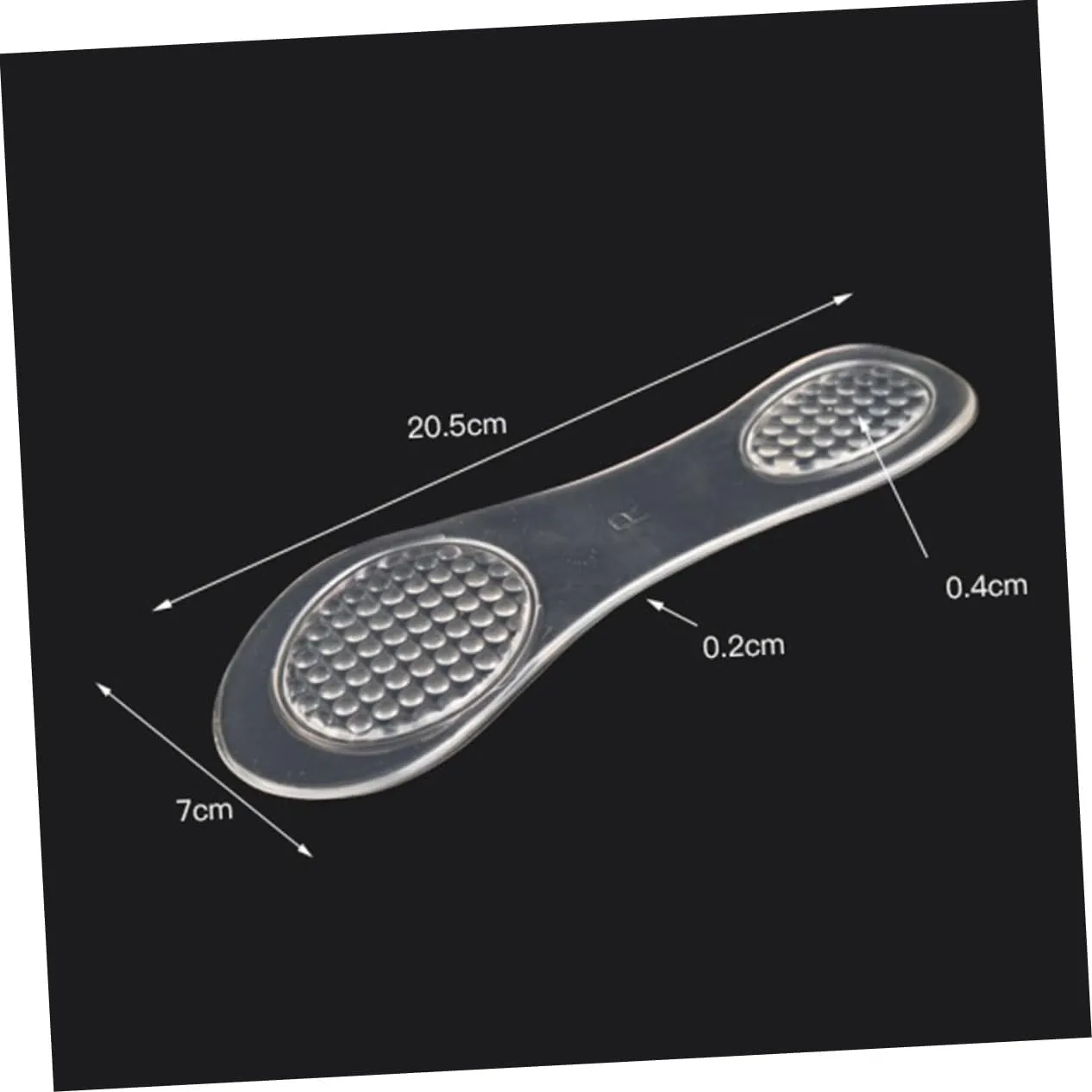 FRCOLOR Gel Insole for High Heels Heel Protector Anti-Slip Soft Padded Arch Support Women's Gel Shoe Pad