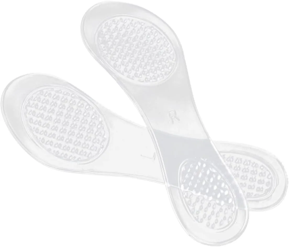 FRCOLOR Gel Insole for High Heels Heel Protector Anti-Slip Soft Padded Arch Support Women's Gel Shoe Pad