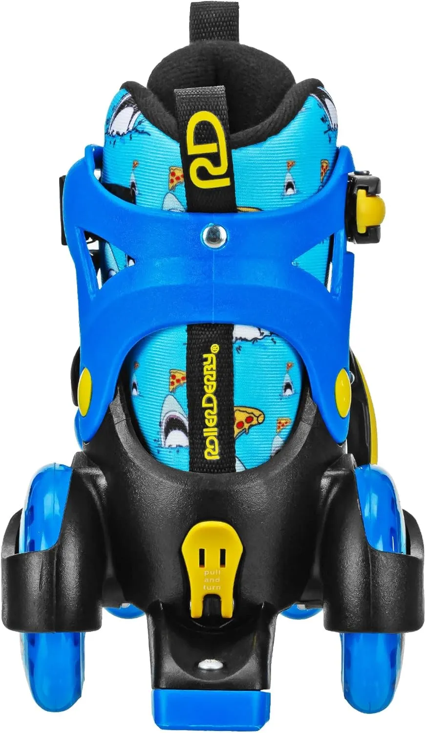 Fun Roll Beginner Roller Skates by Roller Derby, Adjustable Sizing, Skates for Kids, Toddlers, Boys, Girls