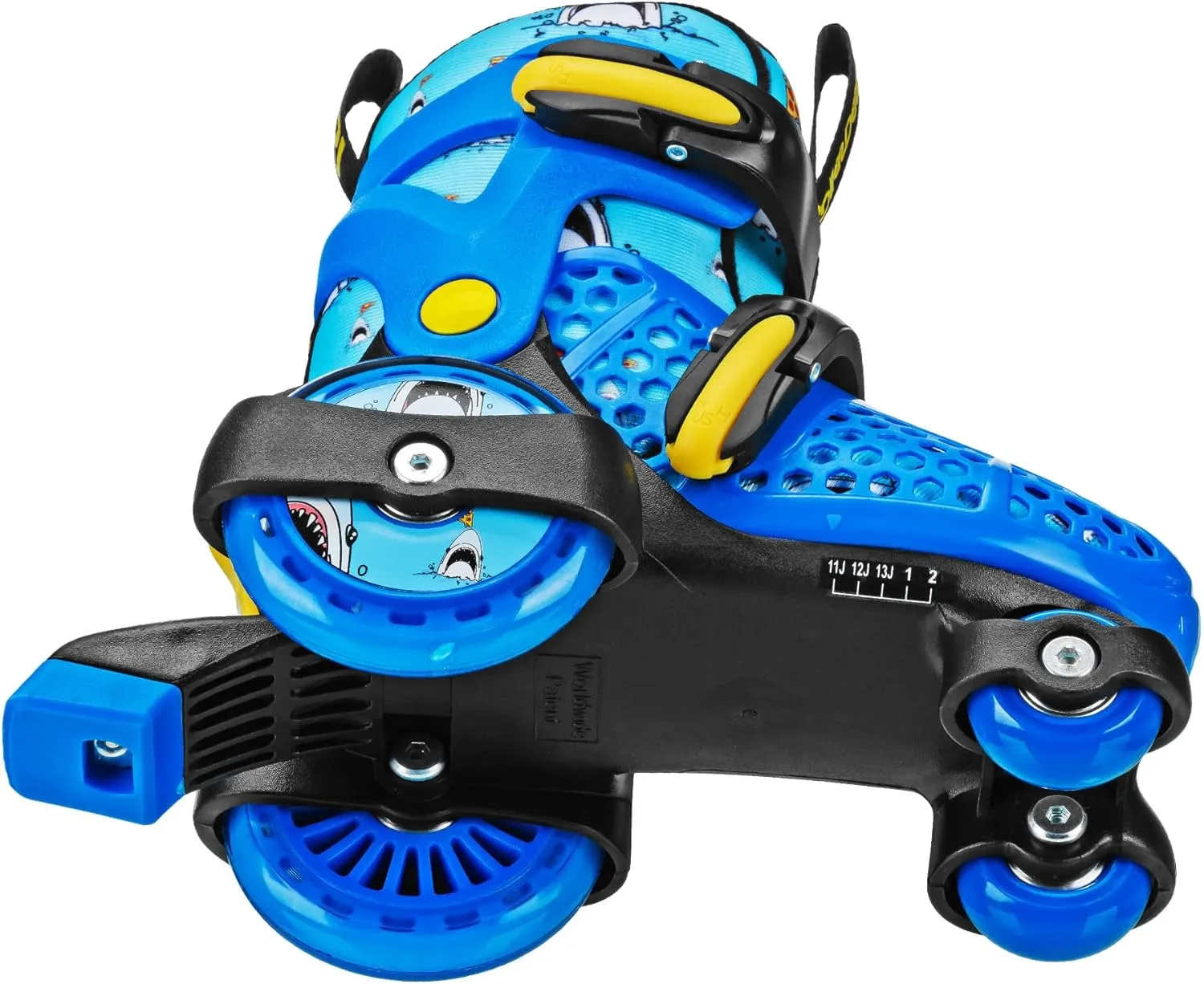 Fun Roll Beginner Roller Skates by Roller Derby, Adjustable Sizing, Skates for Kids, Toddlers, Boys, Girls