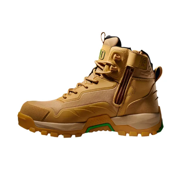 FXD Men's Wb-6 Dura900 Nitrolite Mid Cut Work Boots - Wheat