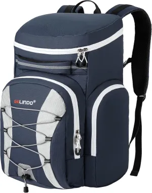 Gelindo 55L Ski Boot Bag Backpack, Waterproof, Multi Compartments Pack for Equipment Gear, Snow Boots, Helmet, Extra Large
