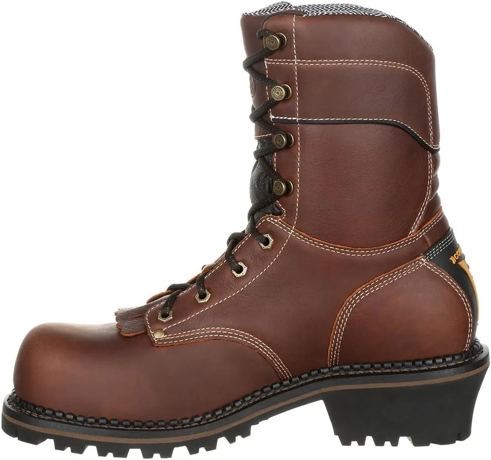 Georgia Boot Men's Amp Lt Composite Toe Logger Industrial Boot
