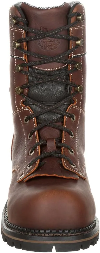 Georgia Boot Men's Amp Lt Composite Toe Logger Industrial Boot