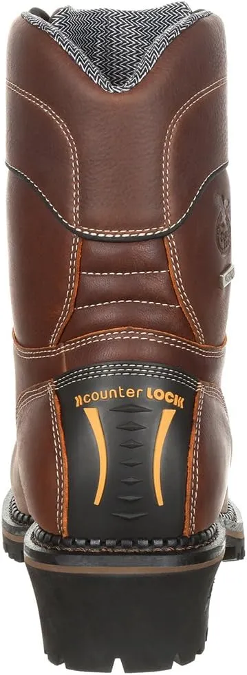 Georgia Boot Men's Amp Lt Composite Toe Logger Industrial Boot