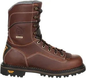 Georgia Boot Men's Amp Lt Low Heel Composite Toe Logger Industrial Boot