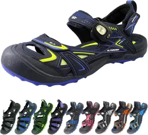 Gold Pigeon Shoes Toe Guard Unisex Outdoor Sandals, Easy Snap Lock Closure