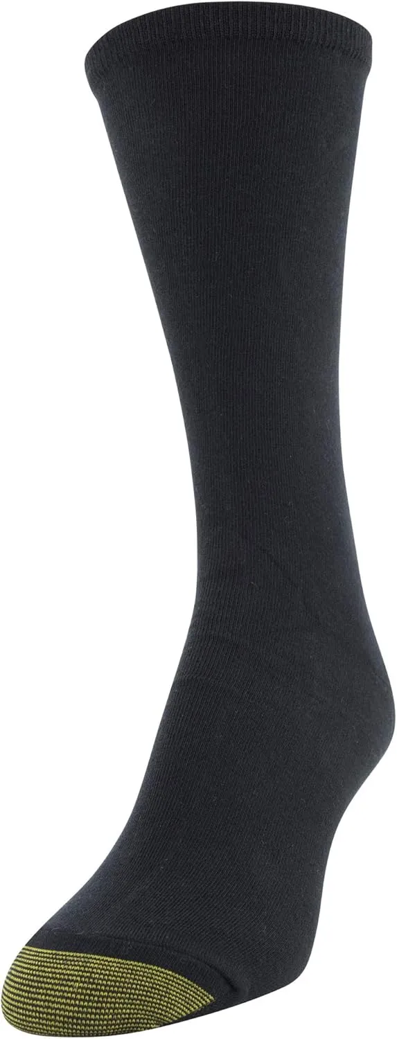 GOLDTOE Women's Floral Dress Crew Socks, 3 Pairs