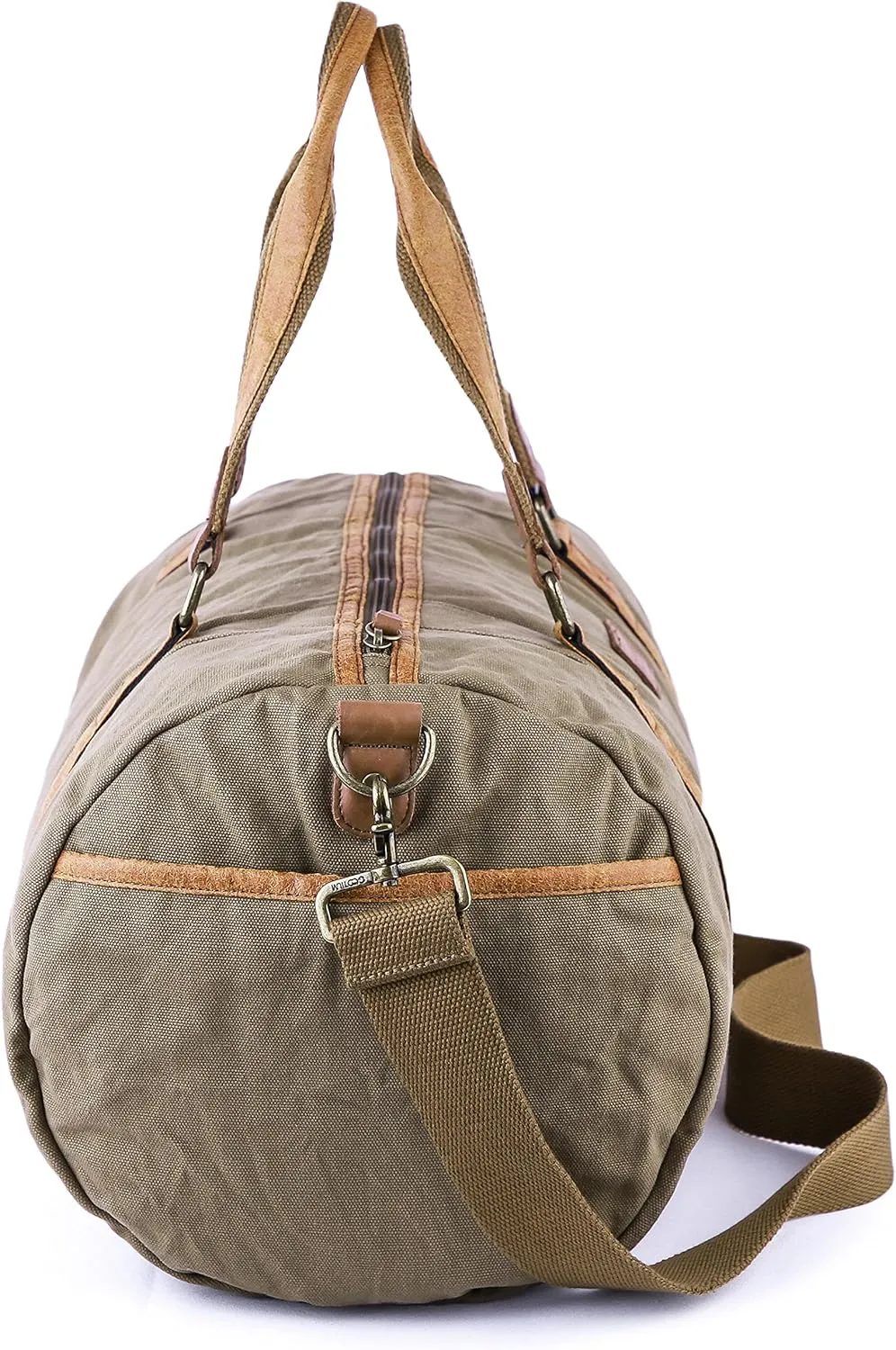 Gootium Duffle Bag - Canvas Travel Duffel Weekender Shoulder Bags Gym Tote, 28L, Army Green