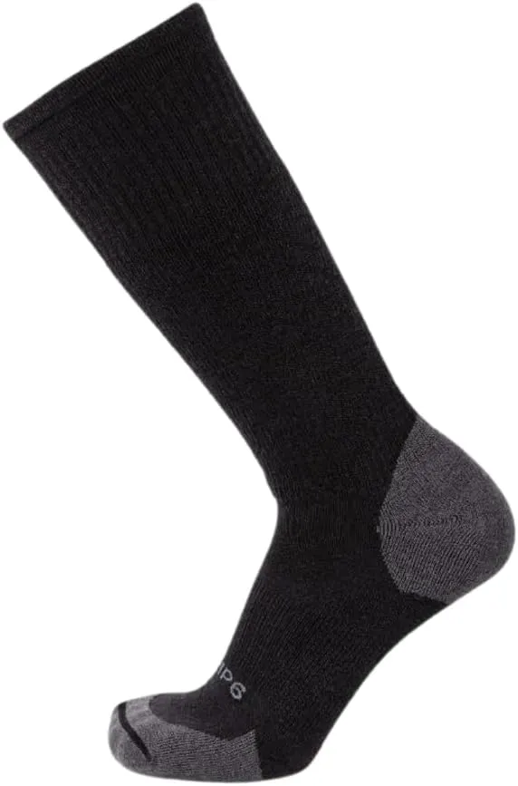 GRIP6 Wool Boot Socks - Merino Wool Socks Made in The USA - Lightweight Wool Hiking Socks - Warm Boot Socks for Men and Women