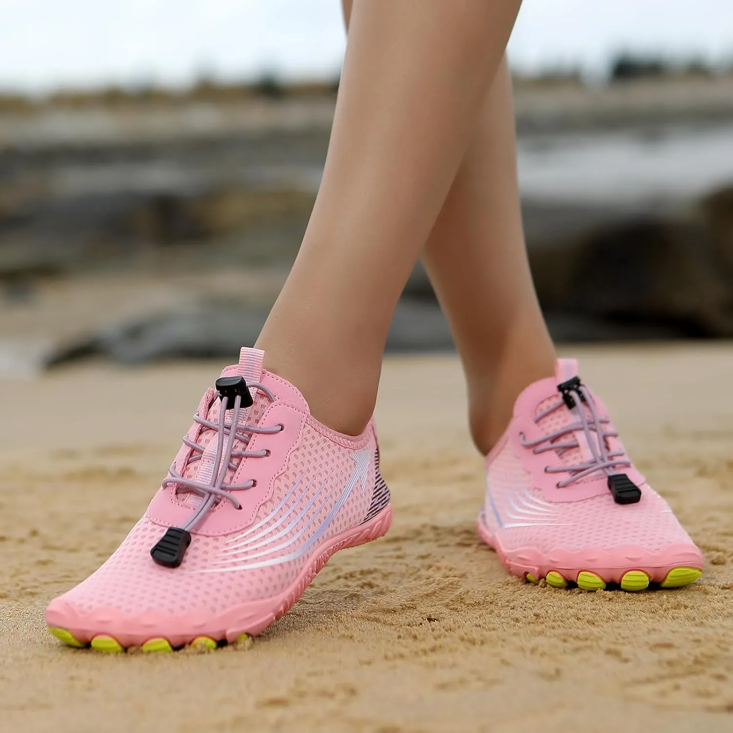 Grounded Barefoot Footwear for Women Men Hiking Athletic Barefoot Shoes Beach Surf Water Shoes with Non-Slip Sole