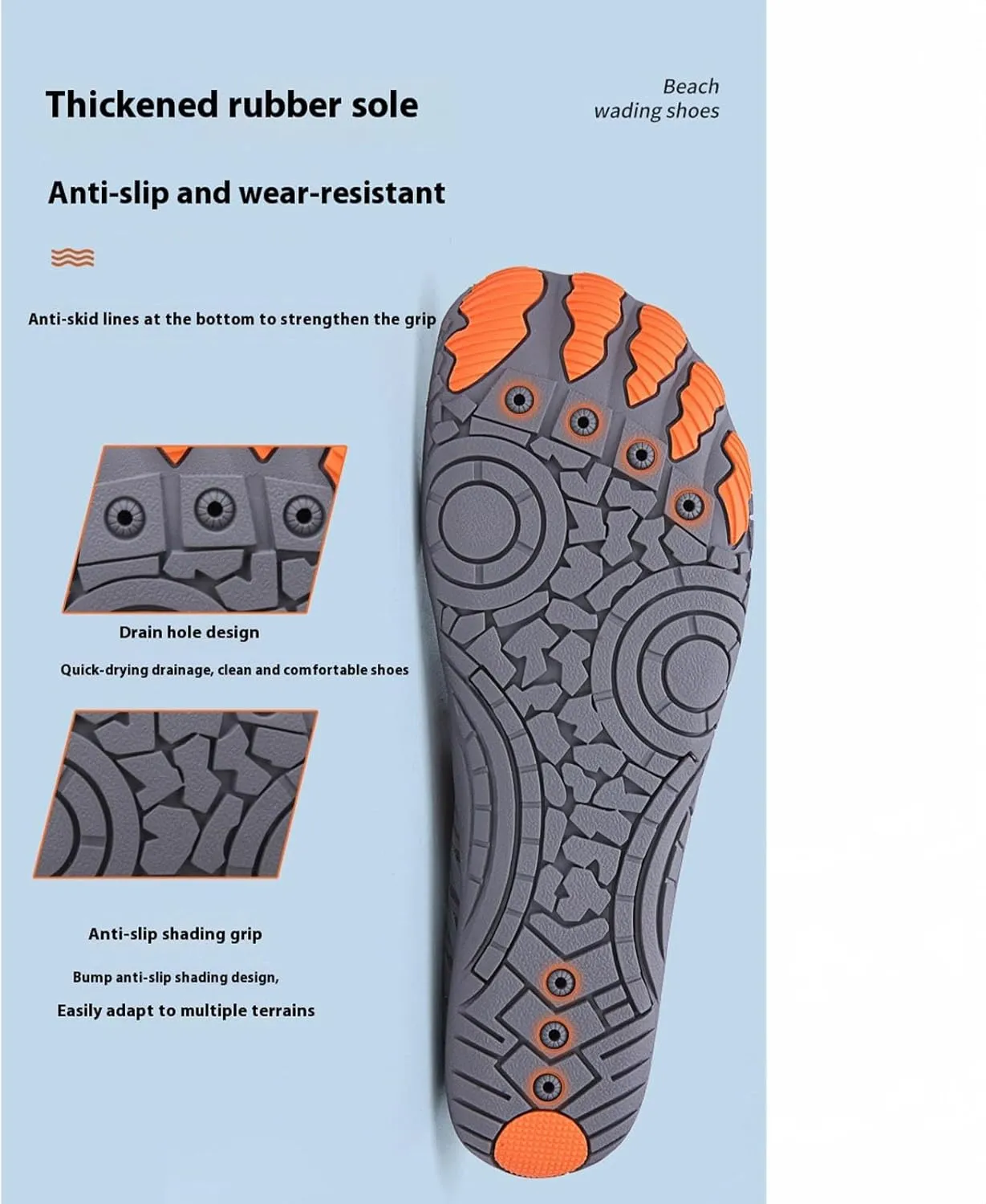 Grounded Footwear for Women Men Neuropathy, Lightweight Non-Slip Copper Barefoot Shoes for Hiking and Daily Wear