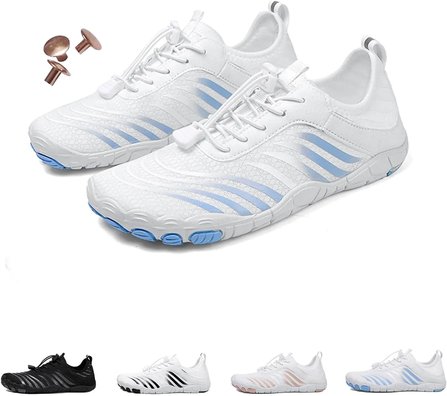 Grounding Shoes with Copper, Grounded Footwear for Women, Grounded Barefoot Shoes with Copper, for Women and Men Soft Comfortable
