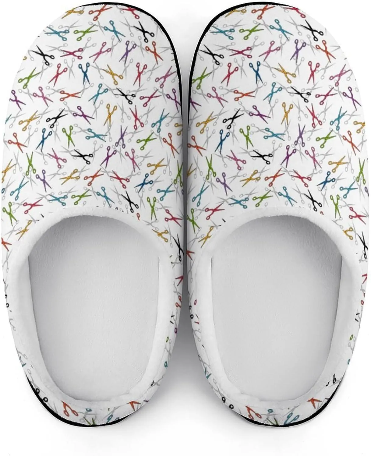 Halloween Checkered Clog Slippers For Womens Ladies Non-Slip Home Slippers Cotton Slipper Slip-On Shoes Indoor Outdoor