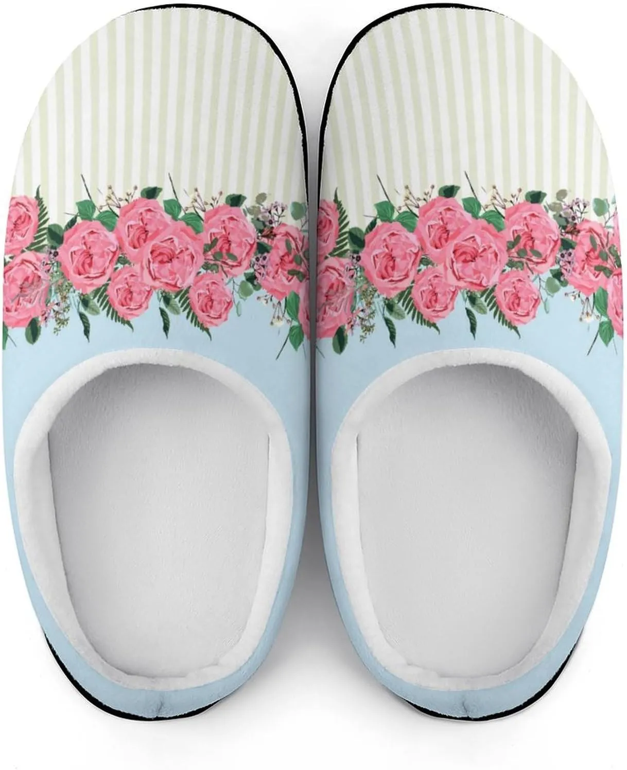 Halloween House Slippers For Woman Mens Memory Foam Bedroom Slippers Indoor Outdoor Slip-On Shoes Soft Fall Slippers