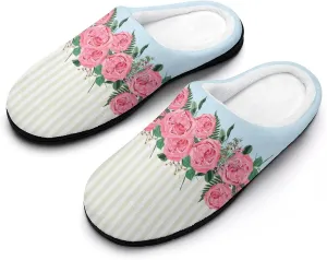 Halloween House Slippers For Woman Mens Memory Foam Bedroom Slippers Indoor Outdoor Slip-On Shoes Soft Fall Slippers