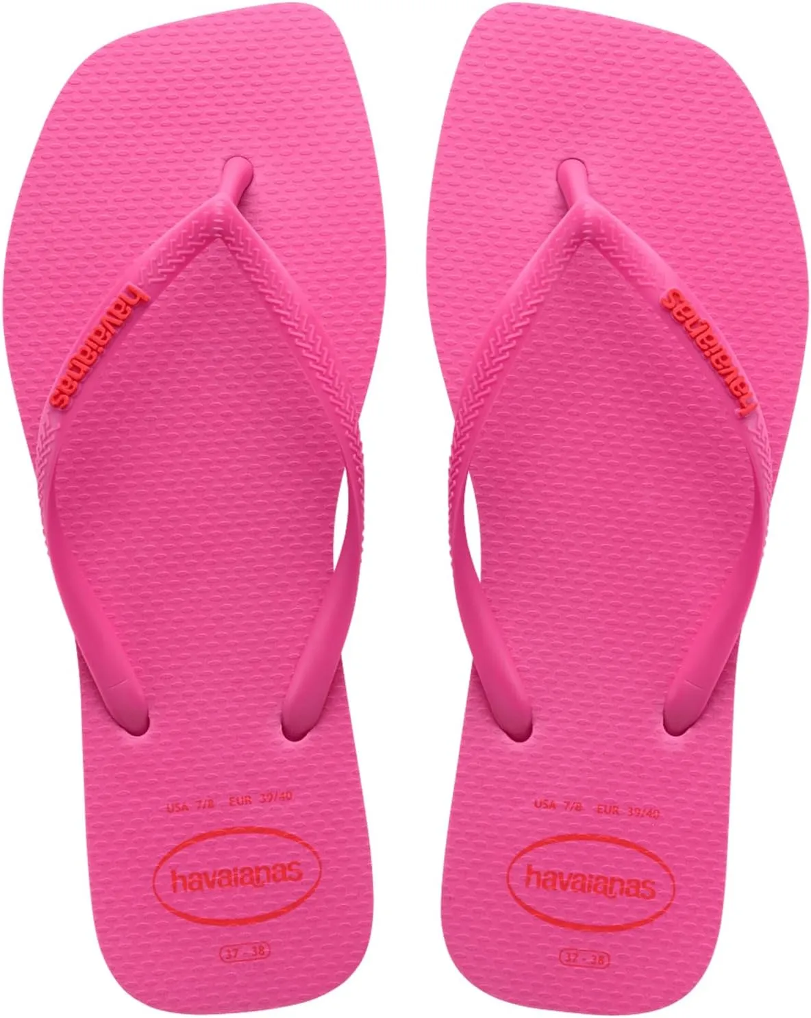 Havaianas for Women - Slim Square Logo Pop Up Flip Flops