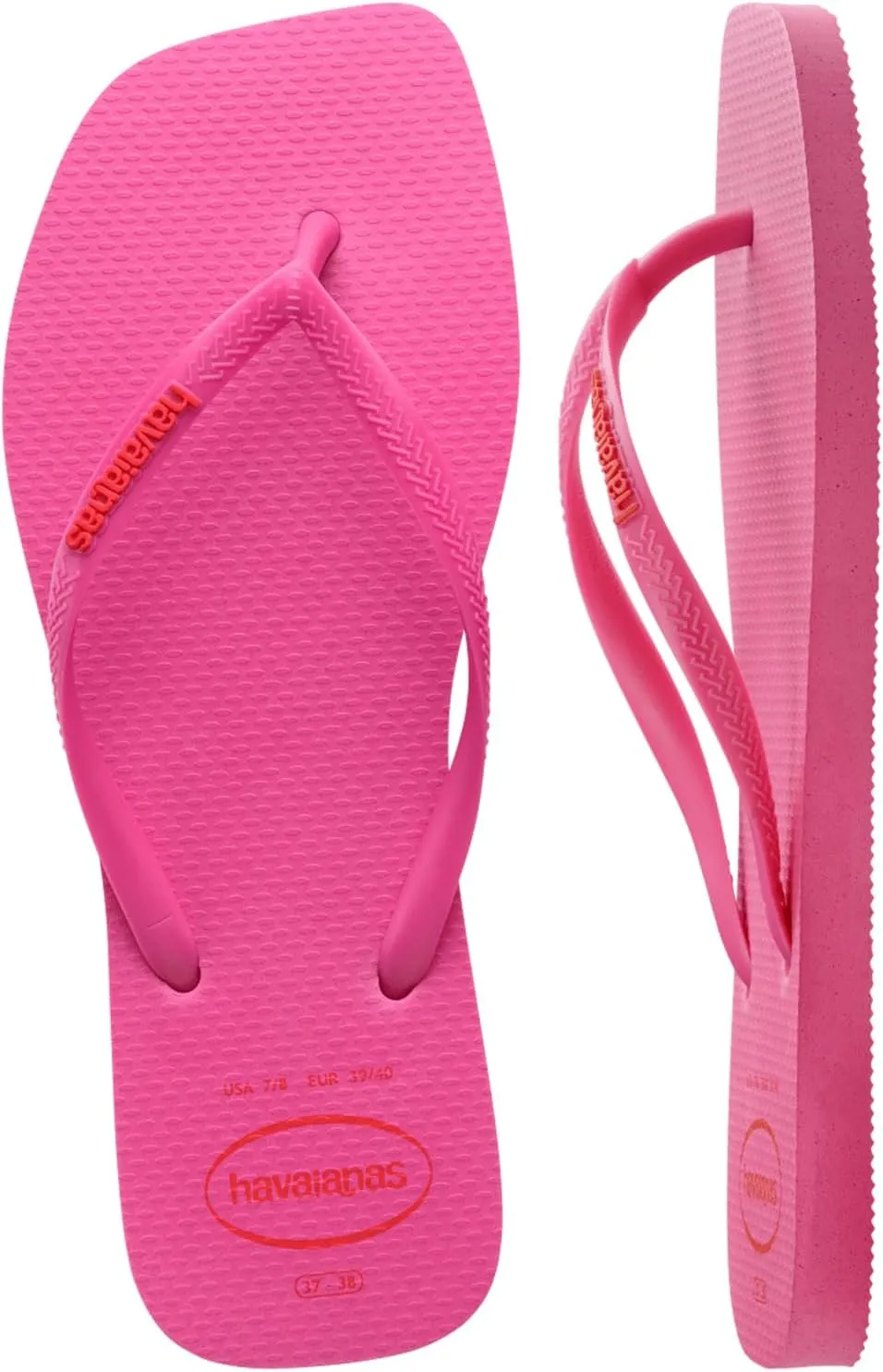 Havaianas for Women - Slim Square Logo Pop Up Flip Flops