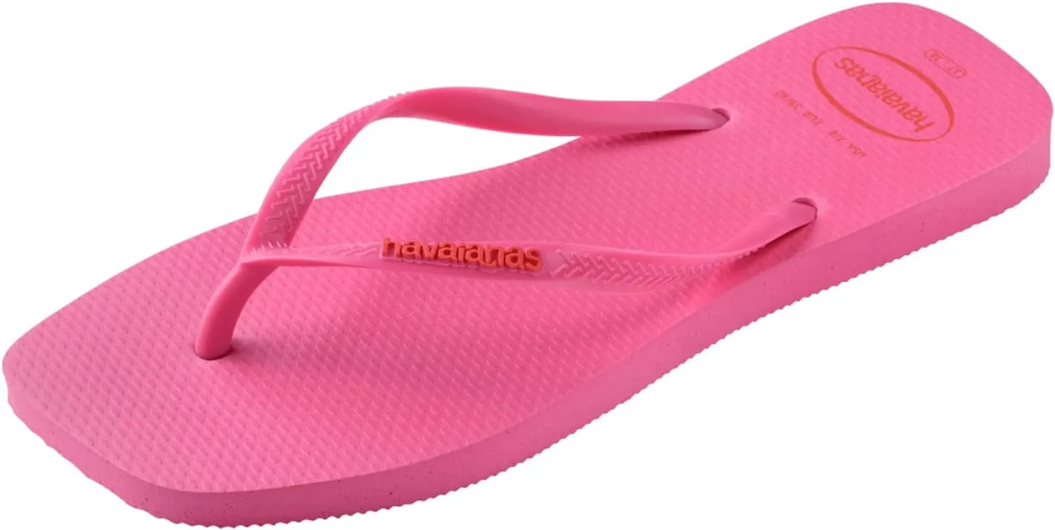 Havaianas for Women - Slim Square Logo Pop Up Flip Flops