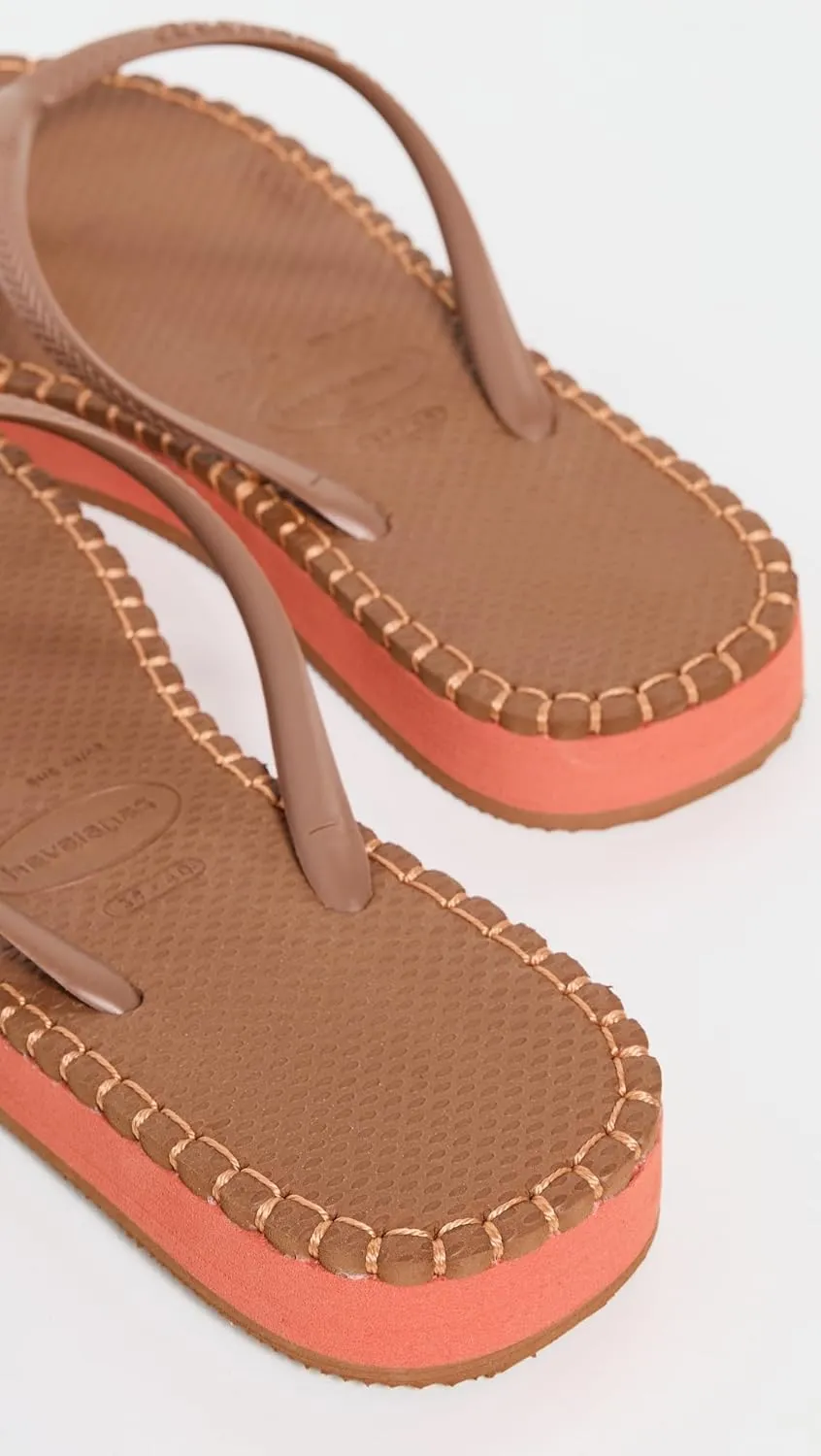 Havaianas Women's Slim Flatform Loop Flip Flops