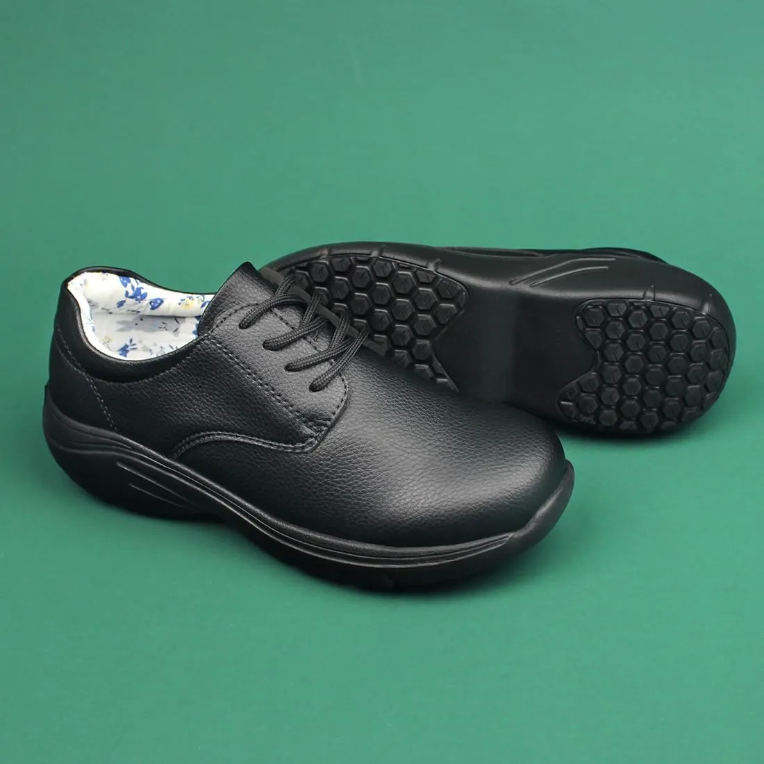 Hawkwell Women's Slip Resistant Lightweight Nursing Shoes Comfortable Lace Up Work Shoes