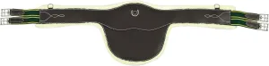 Henri de Rivel Anatomic Jumping Belly Guard Girth with Sherpa Fleece-Havana-48