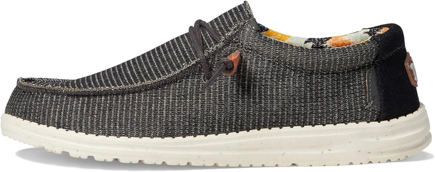 Hey Dude Men's Wally Kite Various Sizes and Colors | Men’s Shoes | Men's Lace-Up Loafers | Lightweight and Comfortable